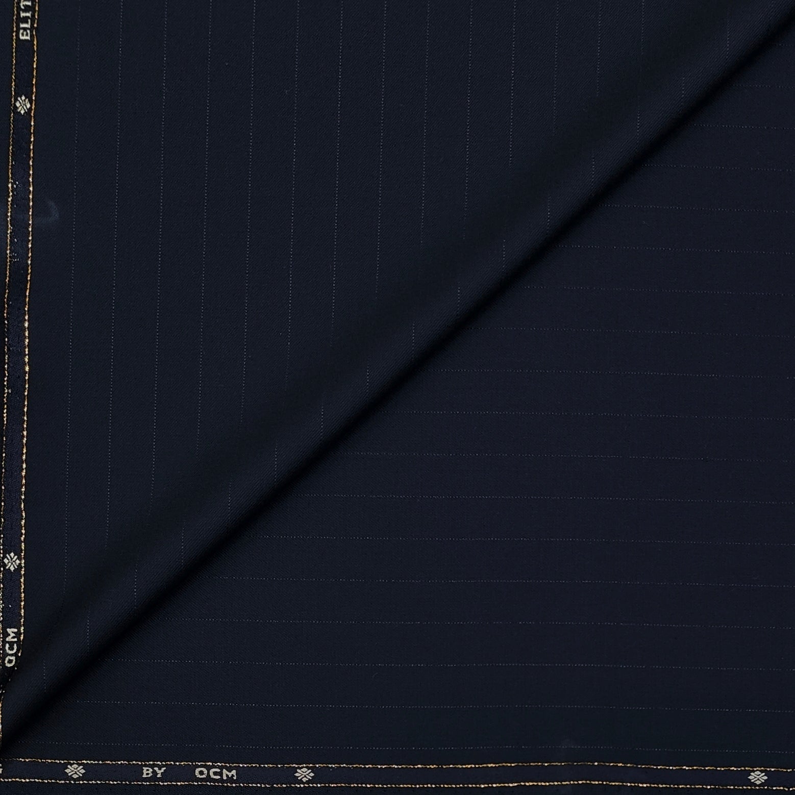 Suit Fabric OCM Exotic Premium Super 130s Count 40% Merino Wool Lining Color Dark Blue